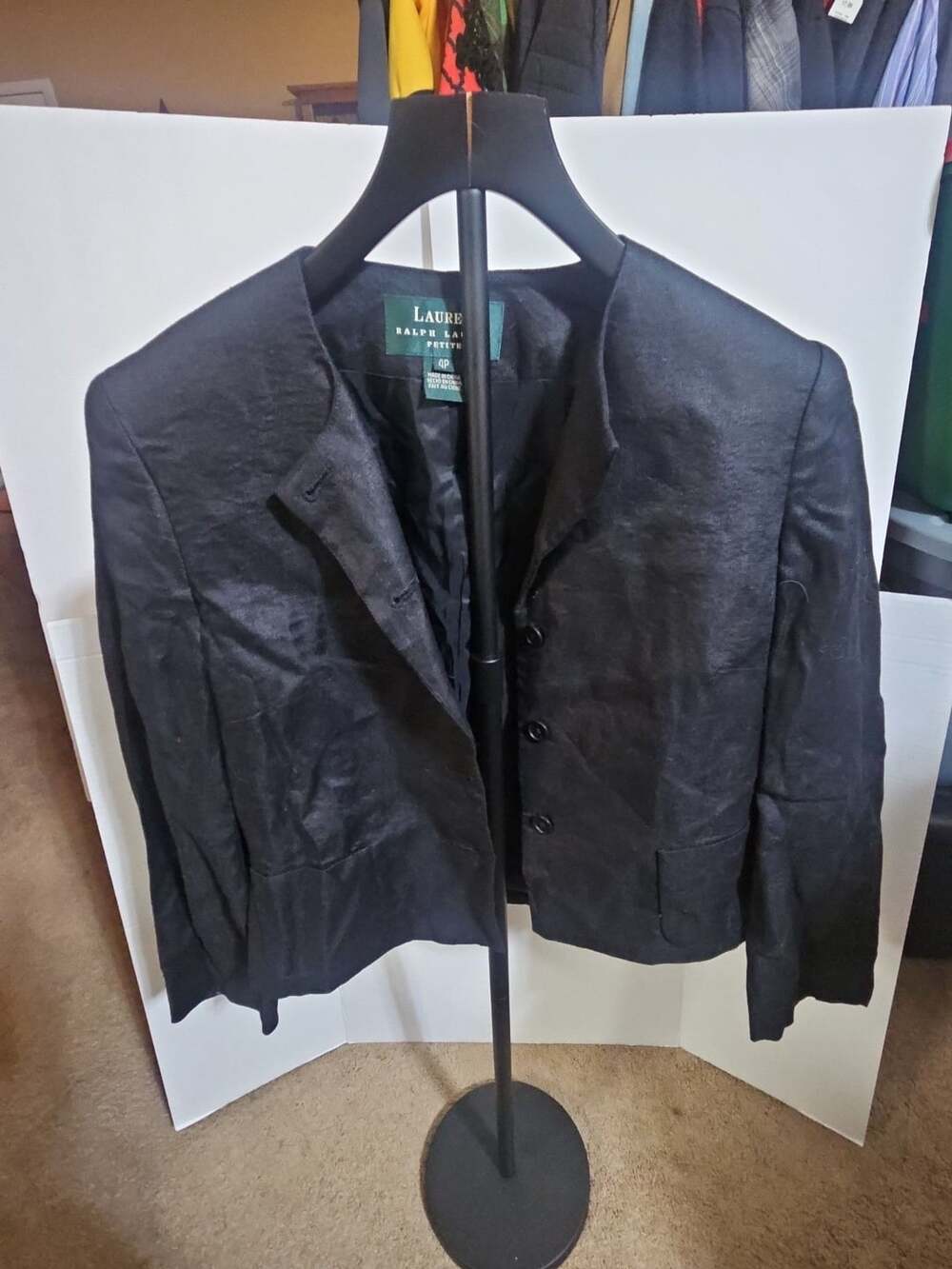 Lauren Ralph Lauren Blazer Size 4P Black